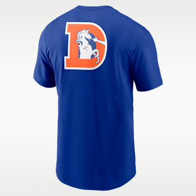 Denver Broncos Rewind Front And Back Hit Essential Men's Nike NFL T-Shirt