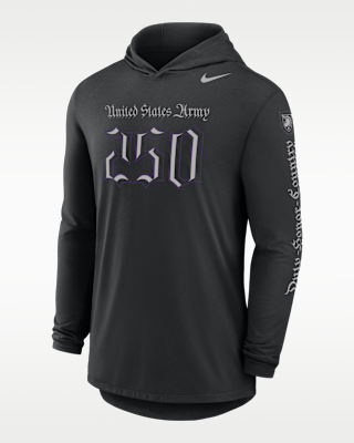Мужская футболка Army Rivalry Nike Dri-FIT College Long-Sleeve Hooded