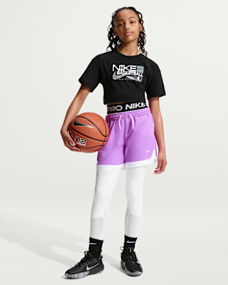 Детские тайтсы Nike Pro Dri-FIT Big Kids' (Girls') Leggings