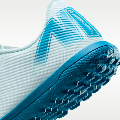 รองเท้าฟุตบอลไม่หุ้มข้อเด็กเล็ก/เด็กโตสำหรับพื้นสนามหญ้าเทียมสั้น Nike Jr. Mercurial Vapor 16 Club