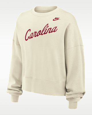 Женский свитшот South Carolina Gamecocks Phoenix Fleece Nike Football Crew-Neck для футбола