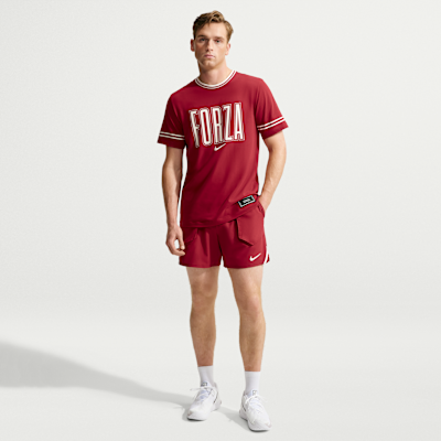 Nike Jannik Sinner Dri-FIT Erkek Tenis Tişörtü görsel 4