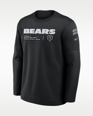 Мужские  Chicago Bears Salute to Service Sideline Coaches Nike NFL Pullover Crew