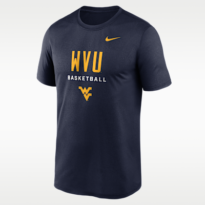 West Virginia Courtside Basketball Legend Men's Nike Dri-FIT College T-Shirt