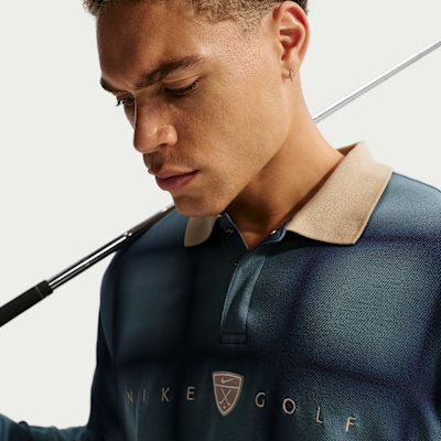 Nike Fairway Fresh Dri-FIT Longsleeve-Golf-Poloshirt in weiter Passform (Herren)