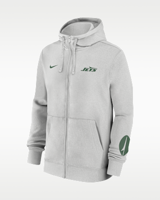 Мужское худи New York Jets Club Nike NFL Full-Zip Hoodie
