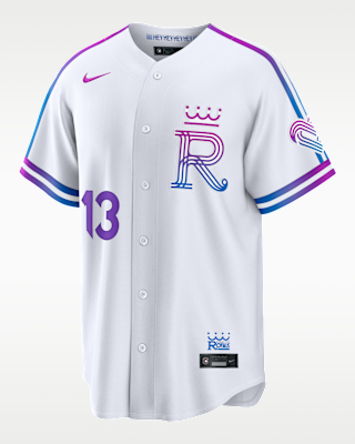 Мужские джерси Salvador Perez Kansas City Royals City Connect Nike MLB Stadium Jersey