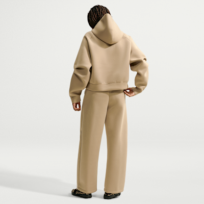 Nike Pregame Fleece Oversize Kadın Kapüşonlu Sweatshirt'ü görsel 5