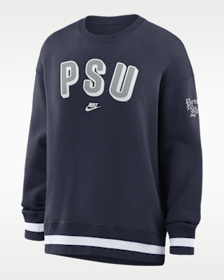 Женские  Penn State Legacy Phoenix Nike College Oversized Pullover Crew