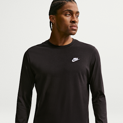 Мужские футболки Nike Sportswear Club Men's Long-Sleeve T-Shirt