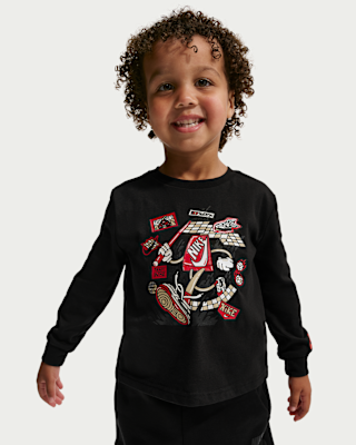 Детская футболка Nike Toddler Boxy Long-Sleeve