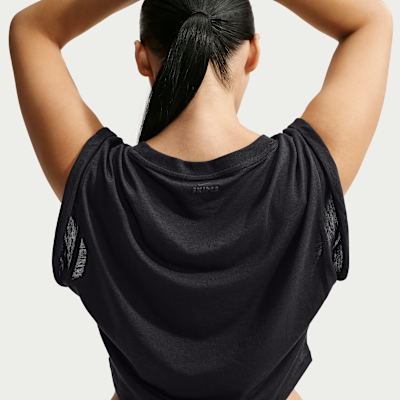 Топ женский Nike Skims Performance Cotton Blend Cropped Twist Tank Top