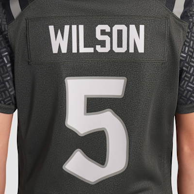 Jersey Nike de la NFL Game para mujer Garrett Wilson New York Jets Rivalries Collection