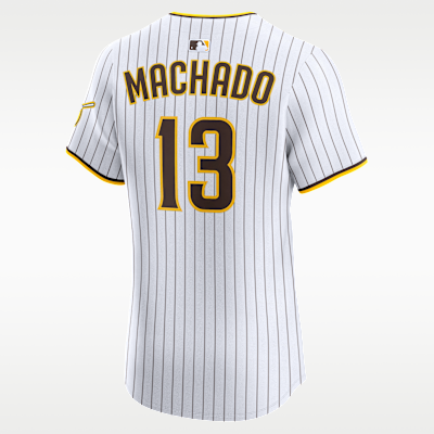 Jersey Nike Dri-FIT ADV de la MLB Elite para hombre Manny Machado San Diego Padres