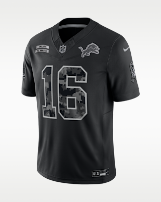 Мужские джерси Jared Goff Detroit Lions Salute to Service Nike Dri-FIT NFL Limited Jersey