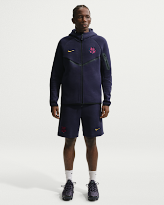Мужские шорты FC Barcelona Tech Fleece Nike Soccer Shorts