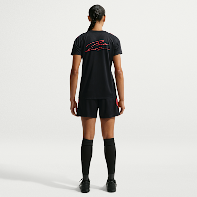 Nike Paris Saint-Germain Strike Nike Dri-FIT Kısa Kollu Kadın Futbol Üstü görsel 5