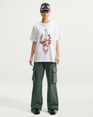 Женские  Nike Studio Fleece Medium Weight Oversized High-Rise Cargo Pants