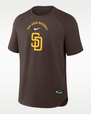 Мужские  San Diego Padres Authentic Collection Batting Practice Pregame Nike Dri-FIT MLB Top