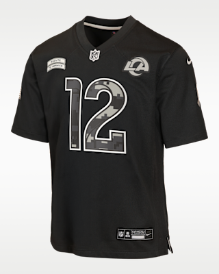 Детские джерси Puka Nacua Los Angeles Rams Salute to Service Big Kids' Nike NFL Game Jersey