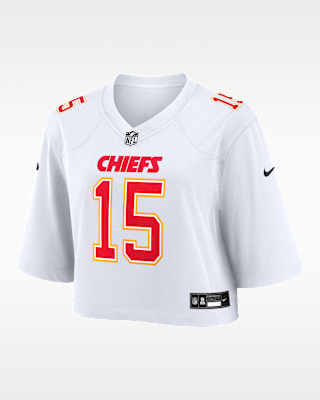 Женские джерси Patrick Mahomes Kansas City Chiefs Nike NFL Cropped Tundra Game Jersey