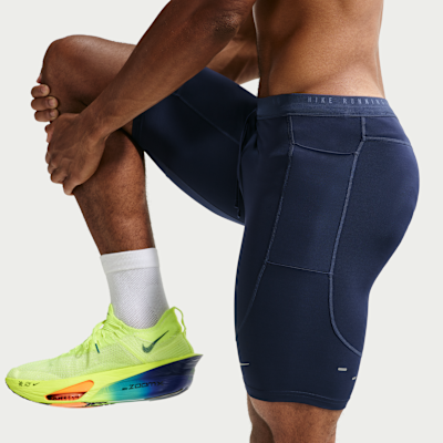 Nike Stride Dri-FIT Yarım Boy Erkek Koşu Taytı görsel 3