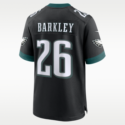 Jersey Nike de la NFL Game para hombre Saquon Barkley Philadelphia Eagles