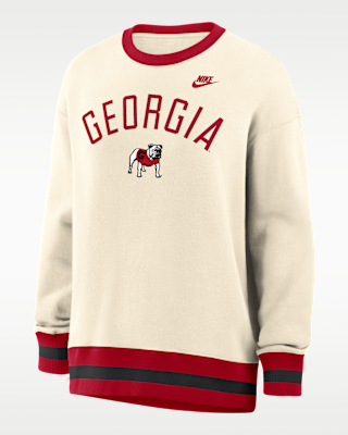 Женские Georgia Legacy Nike College Oversized Pullover Crew