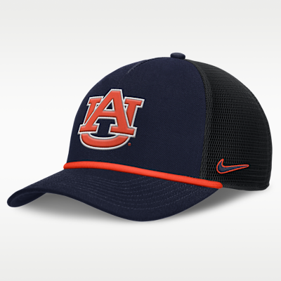 Gorra de rejilla universitaria Nike ajustable para hombre Auburn Primetime Rise
