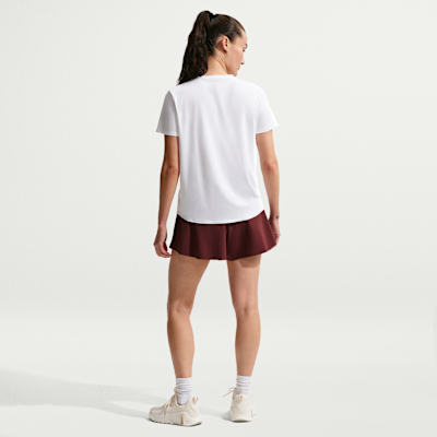 Nike One Classic Dri-FIT Kısa Kollu Kadın Üstü görsel 5