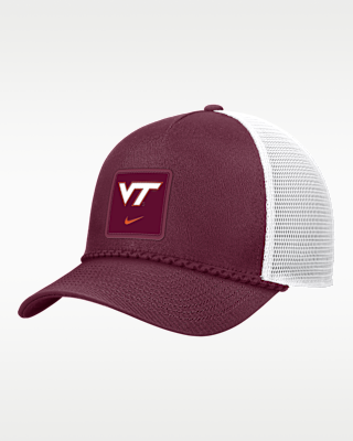 Женские Virginia Tech Sideline Rope Nike College Trucker Adjustable Hat