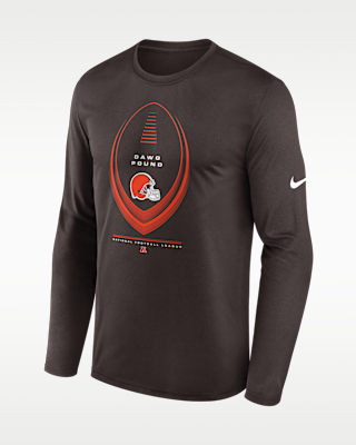 Мужская футболка Cleveland Browns Legend Icon Nike Dri-FIT NFL Long-Sleeve