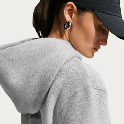 Nike Studio Fleece Orta Kalınlıkta Kapüşonlu Kadın Sweatshirt'ü görsel 2