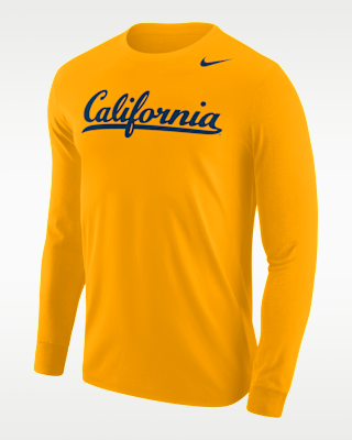 Мужская футболка Cal Bears Nike Football Long-Sleeve для футбола