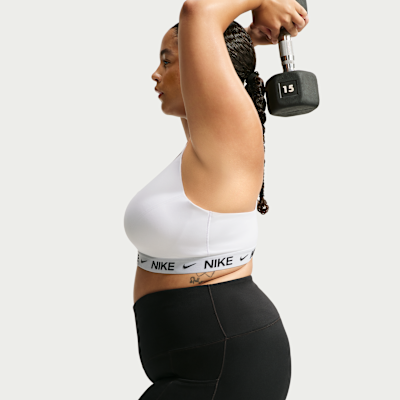 Nike Indy Yüksek Destekli Pedli Ayarlanabilir Kadın Spor Sütyeni (Büyük Beden) görsel 3