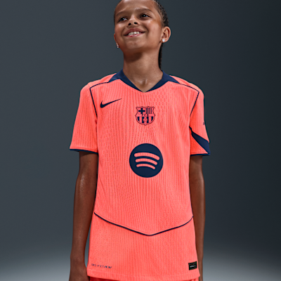 F.C. Barcelona 2025/26 Match Third Older Kids' Nike Dri-FIT ADV Total 90 Football Authentic Shirt