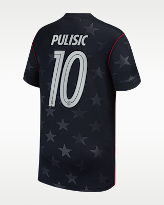 Детские джерси Christian Pulisic USMNT 2026 Stadium Away Big Kids' Nike Dri-FIT Soccer Jersey