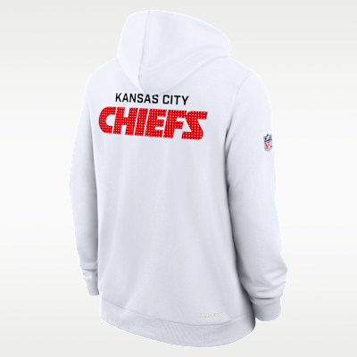 Sudadera con gorro sin cierre Nike Dri-FIT de la NFL para hombre Kansas City Chiefs Initial Home Sideline