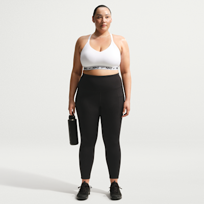 Nike Indy Hafif Destekli Pedli Ayarlanabilir Kadın Spor Sütyeni (Büyük Beden) görsel 4