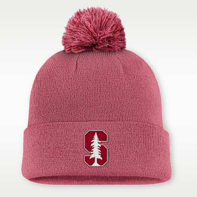 Stanford Primetime Campus Toned Men's Nike College Cuffed Pom Beanie