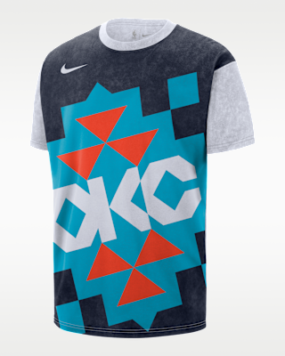 Мужская футболка Oklahoma City Thunder Essential City Edition Nike NBA Max90