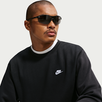 Nike Club Erkek Fleece Crew Üst görsel 3