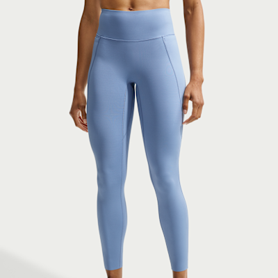 Nike Universa Yüksek Belli Bilek Üstü Ön Dikişsiz Kadın Taytı görsel 2
