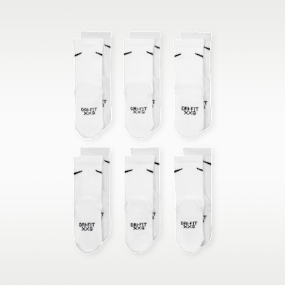 Calcetas para niños talla pequeña Nike Dri-FIT Performance Basics (6 pares)