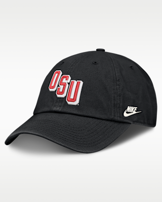 Мужские Ohio State Natural Club Nike College Adjustable Hat