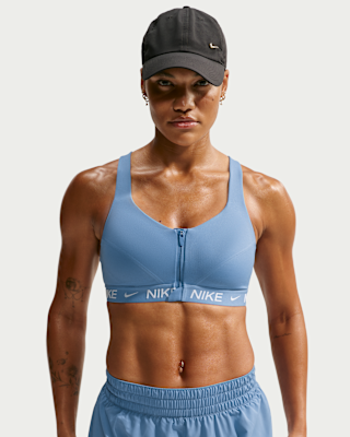 Женские Nike Indy High Support Padded Front-Zip Sports Bra