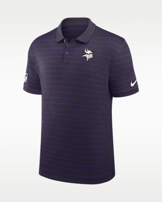 Мужские Minnesota Vikings Rivalries Collection Sideline Victory Striped Nike Dri-FIT NFL Polo