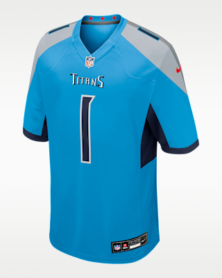 Мужские джерси Cam Ward Tennessee Titans 2025 NFL Draft First Round Pick Nike NFL Game Jersey