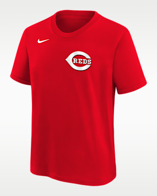 Детская футболка Cincinnati Reds Wordmark Big Kids' Nike MLB