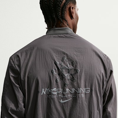 Nike Repel UV Korumalı Erkek Koşu Bomber Ceket görsel 2